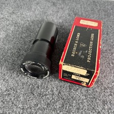 Vintage Bausch  Lomb Optical Co. 7in. Balcoted F3.5 Anastigmat Lens With Box