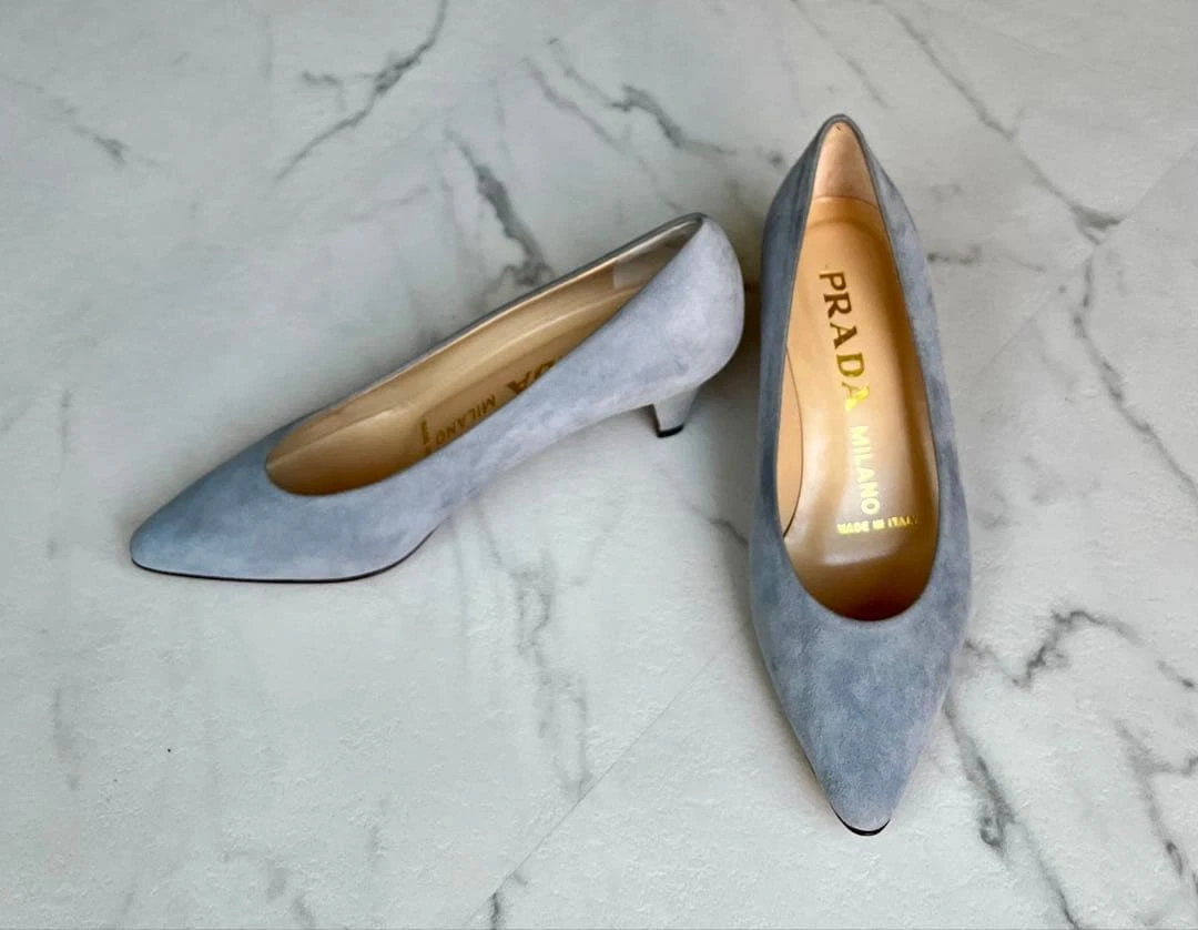 PRADA Gray Heels for Women for sale | eBay