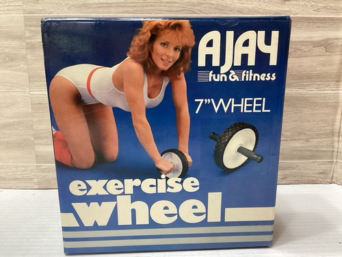 Vintage AJAY Exercise Wheel IOB Abdominal Abs Workout EUC
