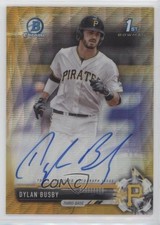 2017 Bowman Draft Chrome Pick Gold Wave Refractor /50 Dylan Busby Auto 2a9