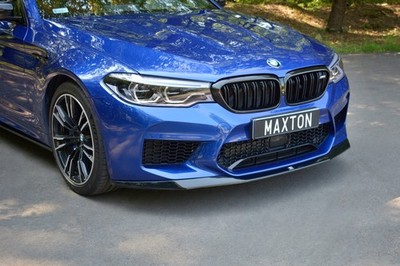 Maxton Design Frontlippe V.1 passend für BMW M5 F90 schwarz Hochglanz