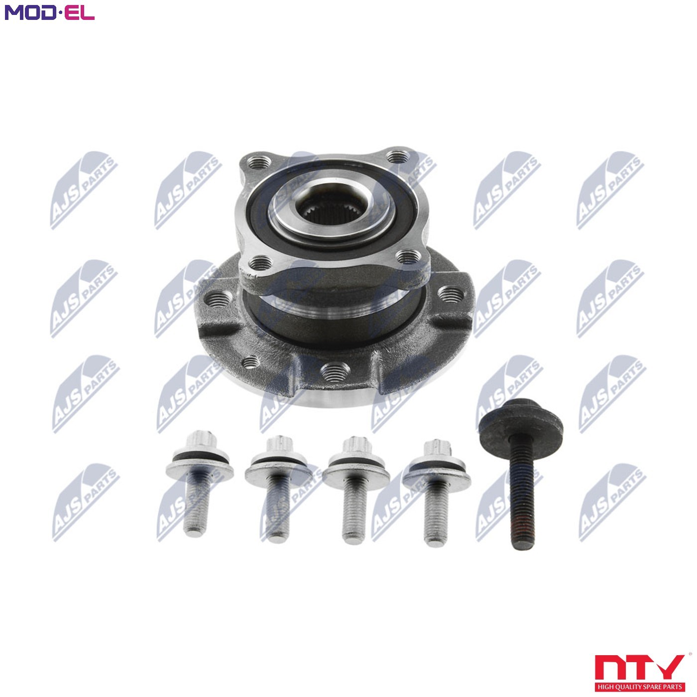 Wheel bearing Rear Axle KLT-RE-044 NTY for SMART RENAULT - Image 9