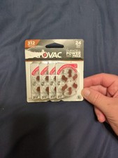 Duracell Hearing Aid Batteries Size 312 - 24 PC PACK NEW AND SEALED 01/2029
