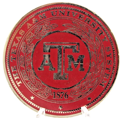 Texas A&M University Los Alamos National Laboratory Challenge Coin 1.75in