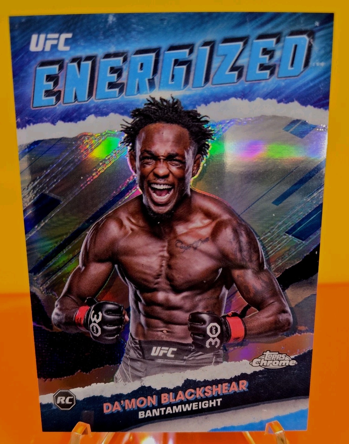 2024 Topps Chrome UFC Da’Mon Blackshear RC #TME-3 Energized SSP