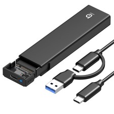 Tool-Free M.2 NVMe SSD Enclosure USB 3.2 Gen 2 10 Gbps to PCIe Adapter