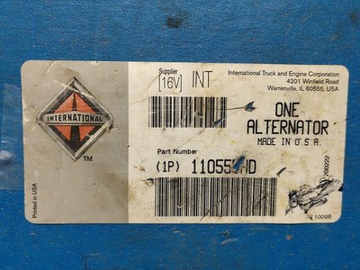 Leece Neville 8LHA2070VB Alternator 12V 110-555 International