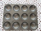 Willow Patty Cake  or Tart Tin,non stick finish shallow curve moulds