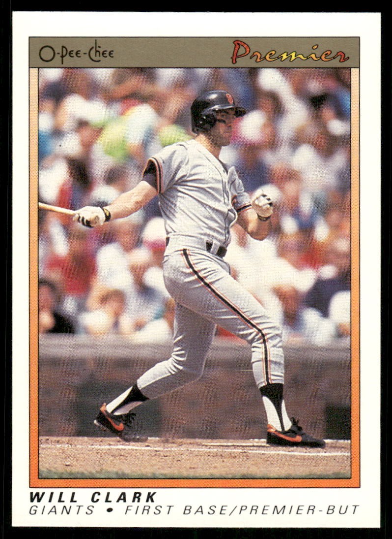 1991 O-Pee-Chee Premier #22 Will Clark