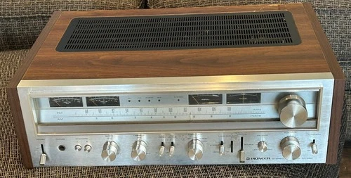 Pioneer SX-880 am/fm stereo receiver VINTAGE Silver Face See pics and Video
