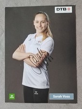 14289 Sarah Voss Turnen Autogrammkarte original signiert