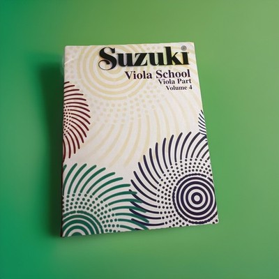 Suzuki Violin School, Vol 4 Viola Part Suzuki Shinichi Very Good Cond
