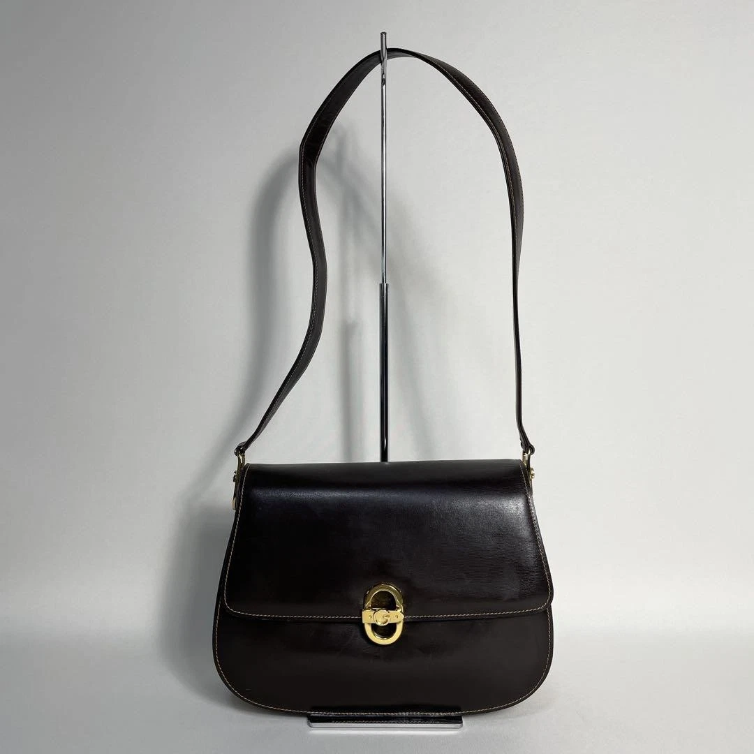 2503 162 Sac à bandoulière Gucci marron foncé cadenas #PGKLIW