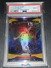 2024 PANINI PRIZM WNBA FIREWORKS GOLD PRIZM #6 ALLISHA GRAY /10 PSA 10