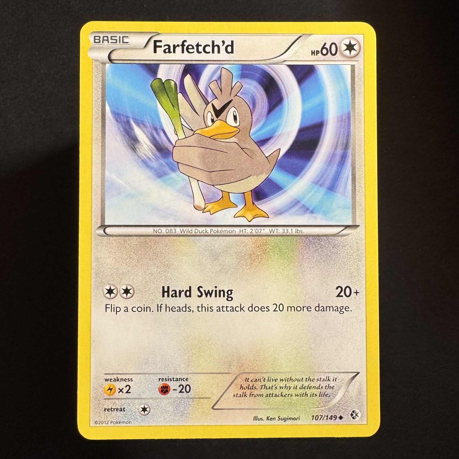 Farfetch'd - 107/149 - Boundaries Crossed - Pokemon - Uncommon - Played