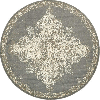 Unique Loom Tuareg Collection Vintage Distressed Traditional Center Medallion