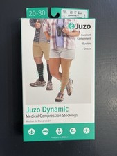Juzo 1V Black Knee High Compression Stockings 20-30mmhg NEW