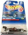Hot Wheels Mainline 244 Hot Wheels 500 Race Car Black Red No Fear Vintage 1998