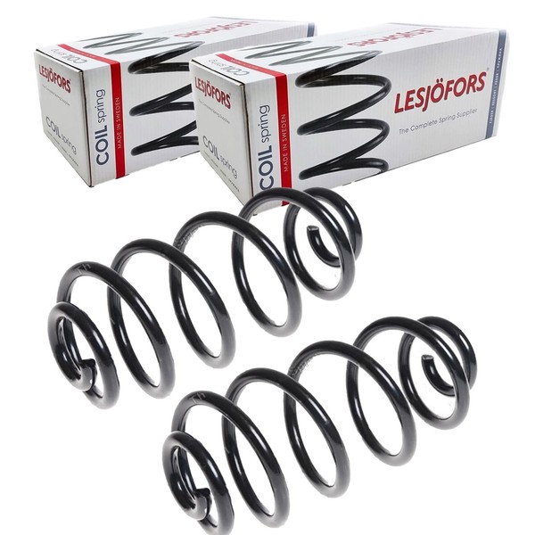 2X LesjÖFors Fahrwerksfedern Hinten Passend FÜR Opel Insignia Saab 9-3 9-3X-image