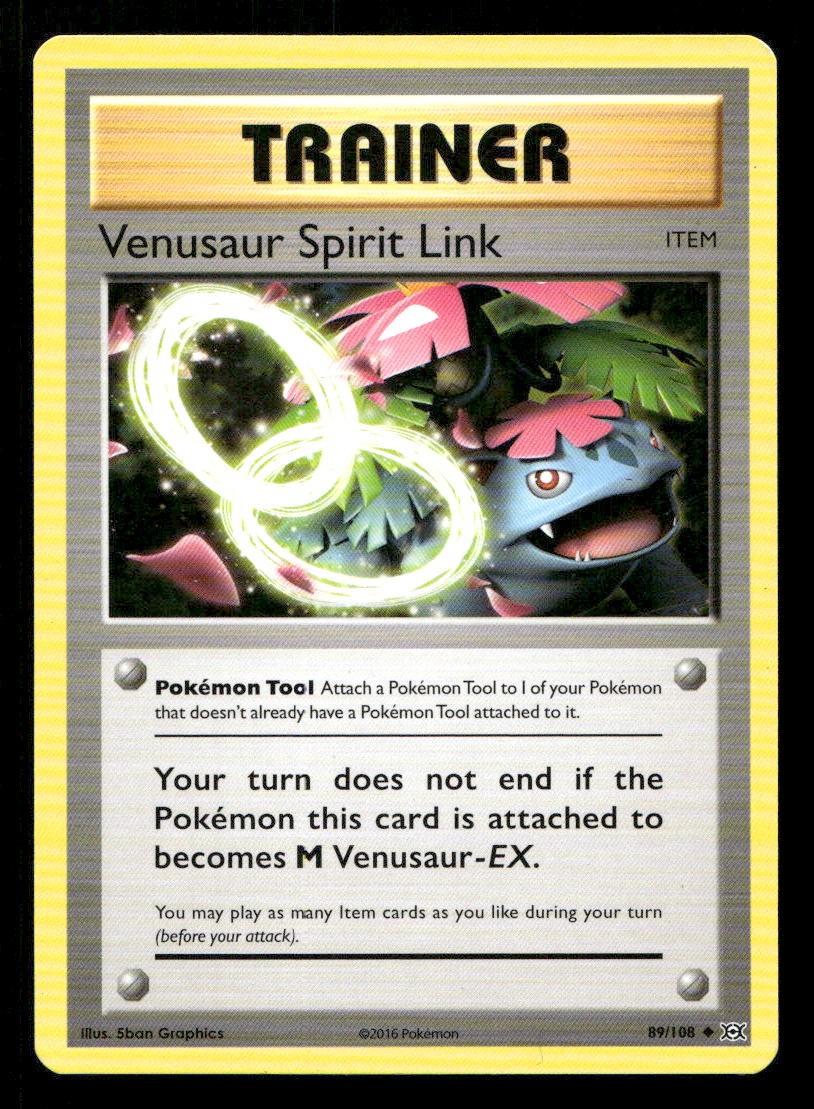 Venusaur Spirit Link 89/108 Evolutions NM/M Pokemon