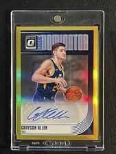 2018-19 Donruss Optic Grayson Allen Auto Rookie RC #/10 Gold Prizm Dominator