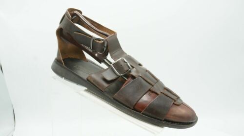 Kenneth Cole Reaction Mens Brown Leather Fisherman Sandals  display picture 2