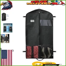 43-Inch Heavy Duty Garment Bag with Breathable Design - Ultimate Travel Solution