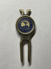 Pebble Beach Golf Links Divot Tool & 1" Coin Golf Marker - Pebble Beach Resorts