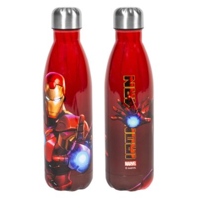 ACQUAROMA - MARVEL IRON MAN Design Thermo Trinkflasche, 0,5 l, Isolierflasche