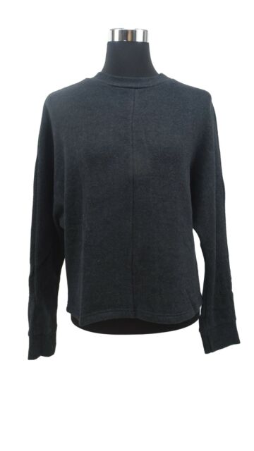 Damen Sweatshirt WILMA aus Bio-Baumwolle - schwarz (Rib) von Givn Berlin