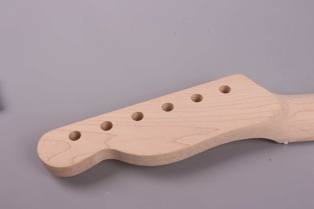 22 Fret Guitar Neck Maple Fretboard No Inlay For TL Tele Electric