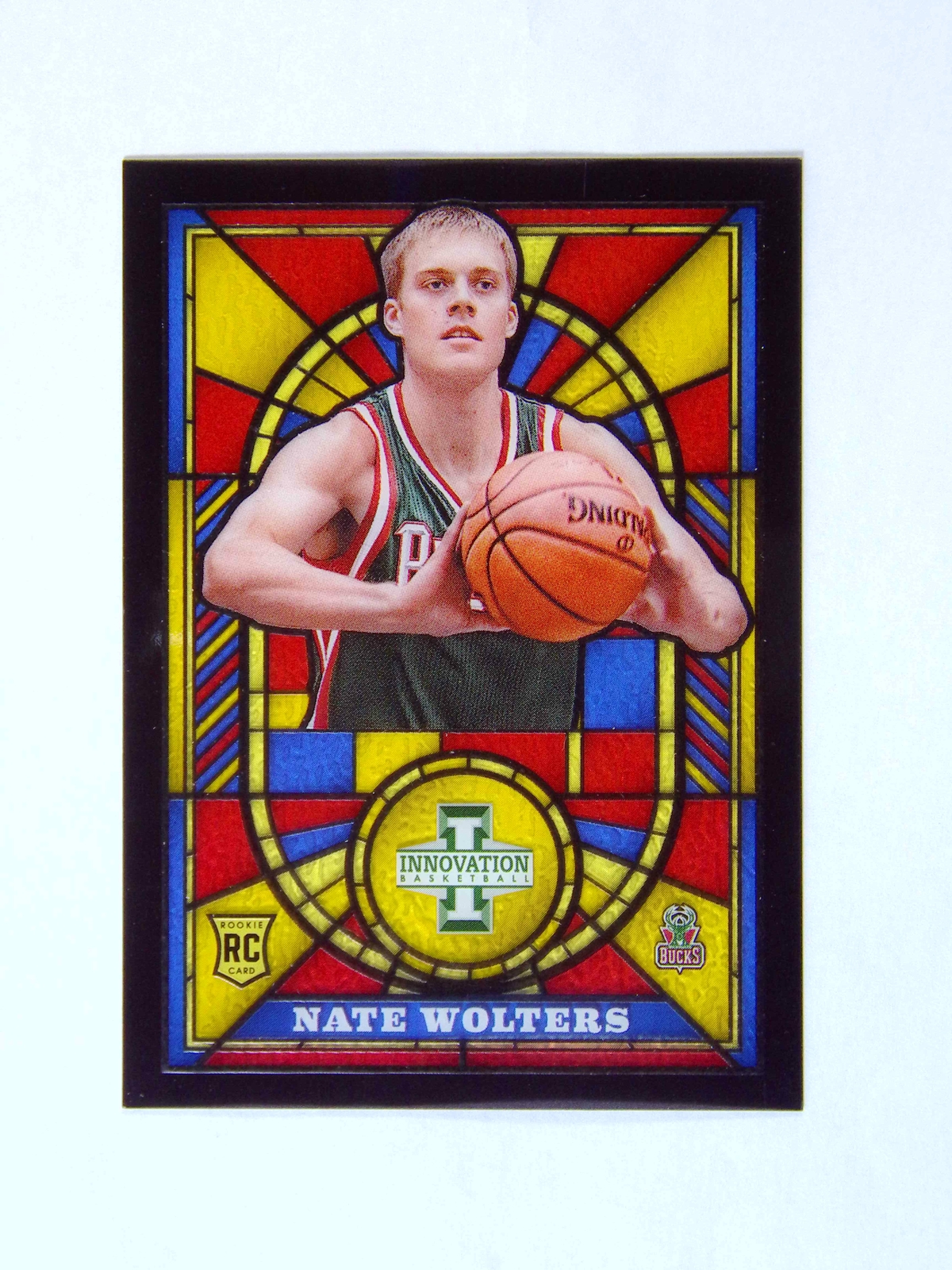 2013-14 Panini Innovation Nate Wolters RC Rookie Stained Glass Case Hit SSP Gold