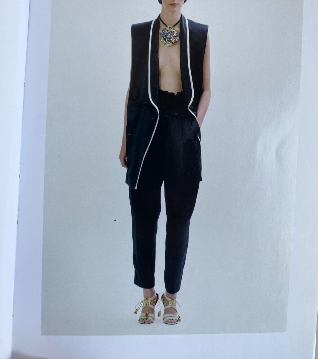 MARC JACOBS RUNWAY Dress 10 Doubole Silk Satin Contrast Piping