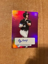 2022 Leaf Perfect Game Showcase - Landon Stripling - Platinum Motion Auto #d 4/4