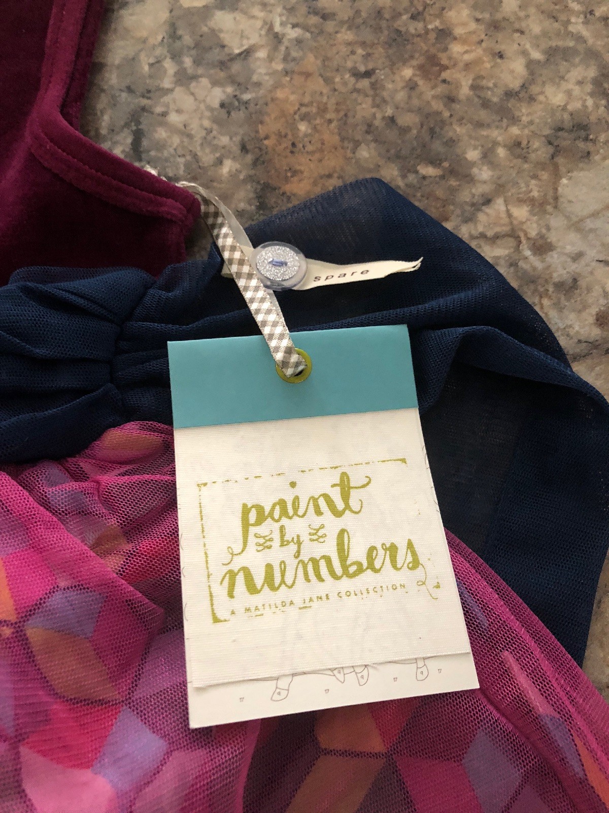 Matilda Jane Paint By Numbers Miss Fancy Holiday Velvet Tulle Dress NWT