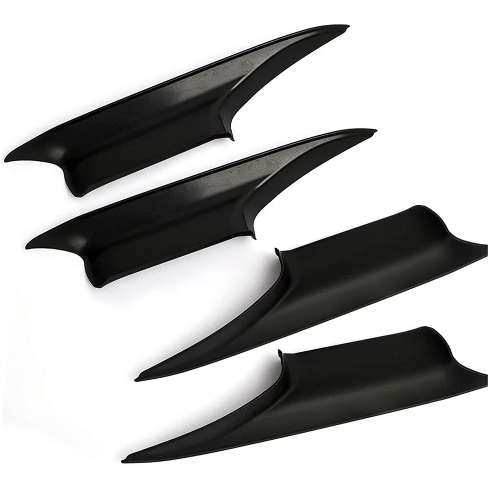 4x Moldura de manija de puerta interior para 11-15 BMW 740i 740Li 750i 750Li 760Li F01 F02 Foto 4 de 4