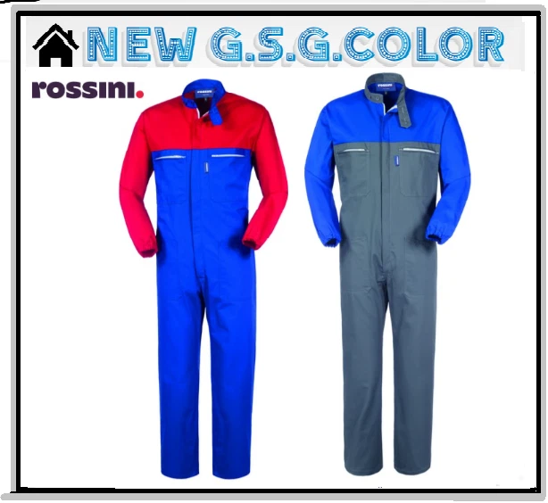 ROSSINI Tuta intera da Lavoro con Cerniera Uomo LONDRA Meccanico Officina A41207