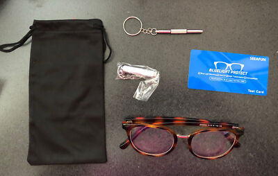 Blue Light Blocking Glasses Computer Gaming Retro Eyewear Vision Care Protection