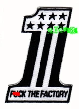 FUUCK THE FACTORY PATCH FTF ftw outlaw biker custom chopper motorcycle culture