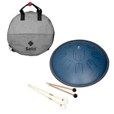 Sela SE381 Melody Tongue Drum D Amara Navy Blue + keepdrum Mallets Mallets