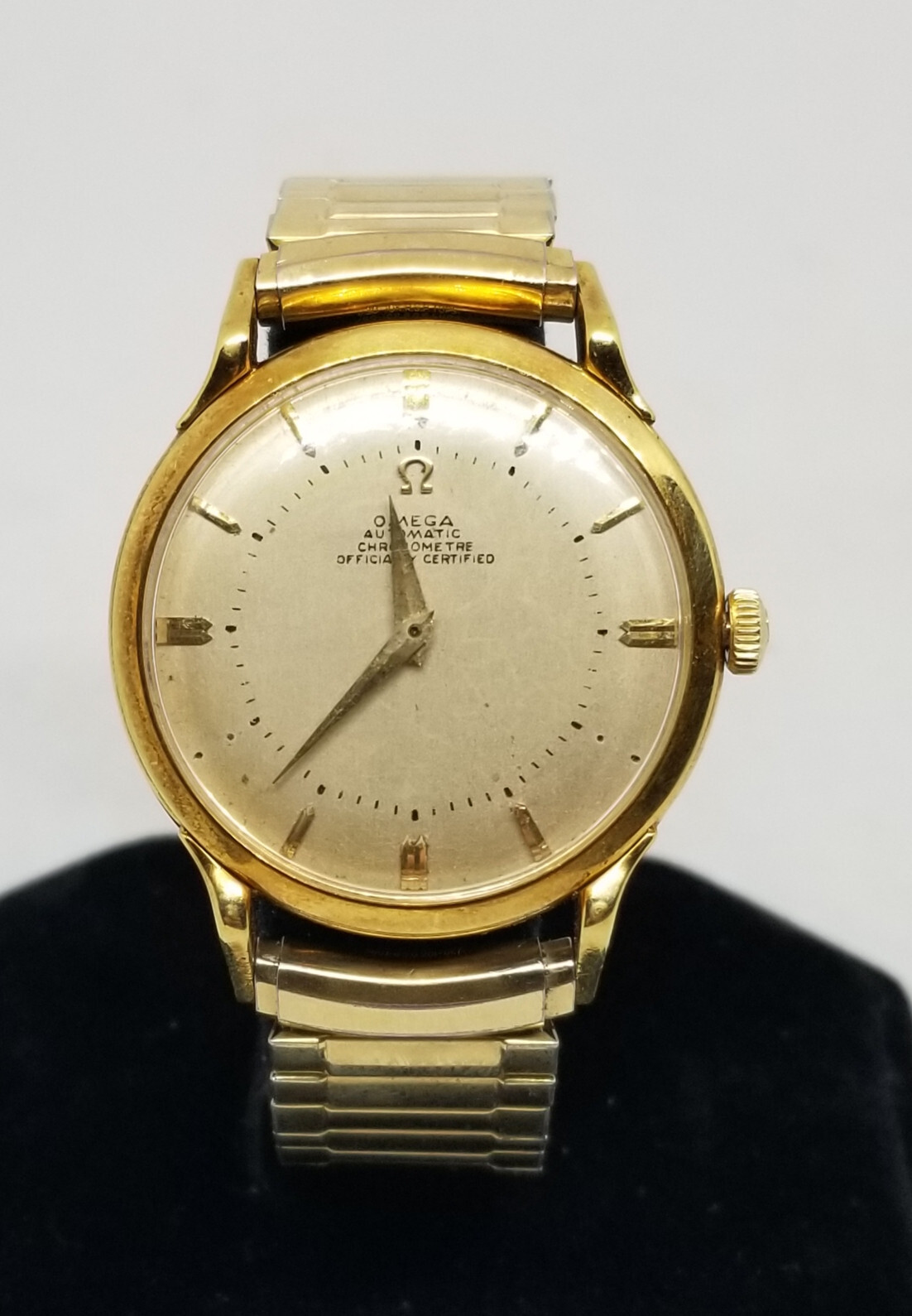 Gold Omega Seamaster 1955 FARW104 1955 18K Gold Omega Automatic