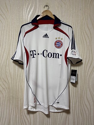 BAYERN MÜNICH 2006 2008 AWAY FOOTBALL SHIRT SOCCER JERSEY BAYERN MÜNICH 2006 2008 AWAY FOOTBALL SHIRT SOCCER JERSEY