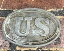 repro vintage CIVIL WAR UNION “U.S.” BELT BUCKLE
