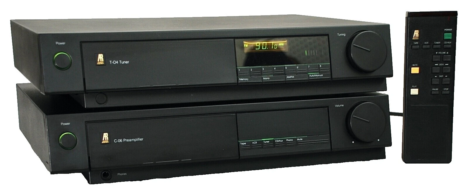 Amplificadores de audio para el Hogar Acoustic Research y preamplificadores