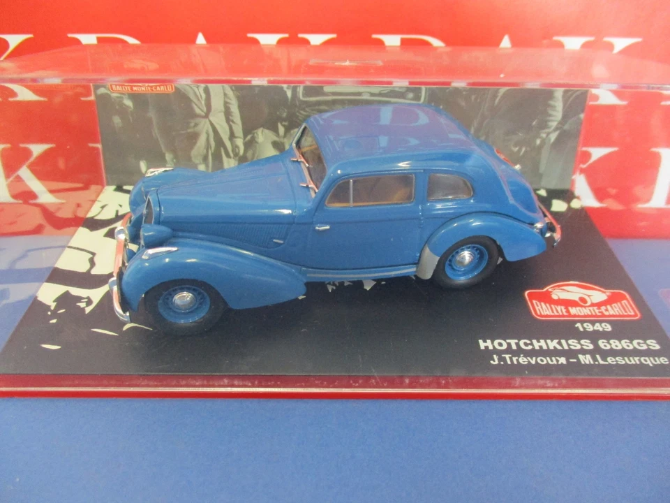 Die cast 1/43 Modellino Auto Hotchkiss 686GS Rally Monte Carlo 1949 - Immagine 4 di 4