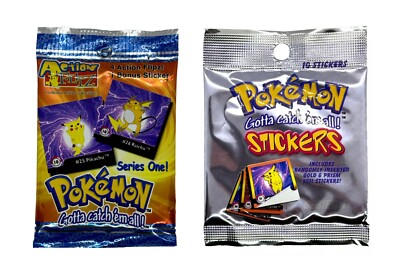 1999 Pokémon Lot - (1) Action Flipz Series One Pack (1) Artbox