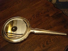 Handspiegel  WMF 10 S gemarkt Facettspiegel Hammerschlag versilbert