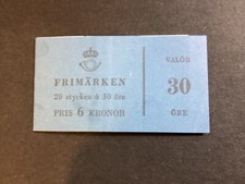 ICOLLECTZONE Sweden 584a XF NH Fresh Complete Booklet of 20