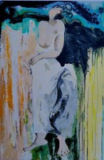 Angelo Colagrossi Serigrafia Firmata nudo figurativo donna sexi arte arredo