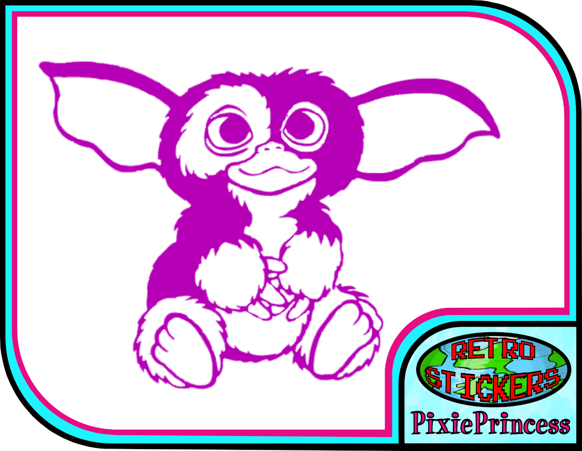 BKDPW Dessin Animé Gremlins Gizmo Vinyle Autocollant Autocollant